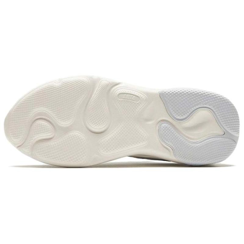 Anta Cushioning Wear-Resistant Low-Top Casual Shoes Women's White Blue Sneakers 122418813-3