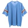 80s Vintage Made in USA Short sleeve V neck T-shirt L blue Single stitch Men's Used