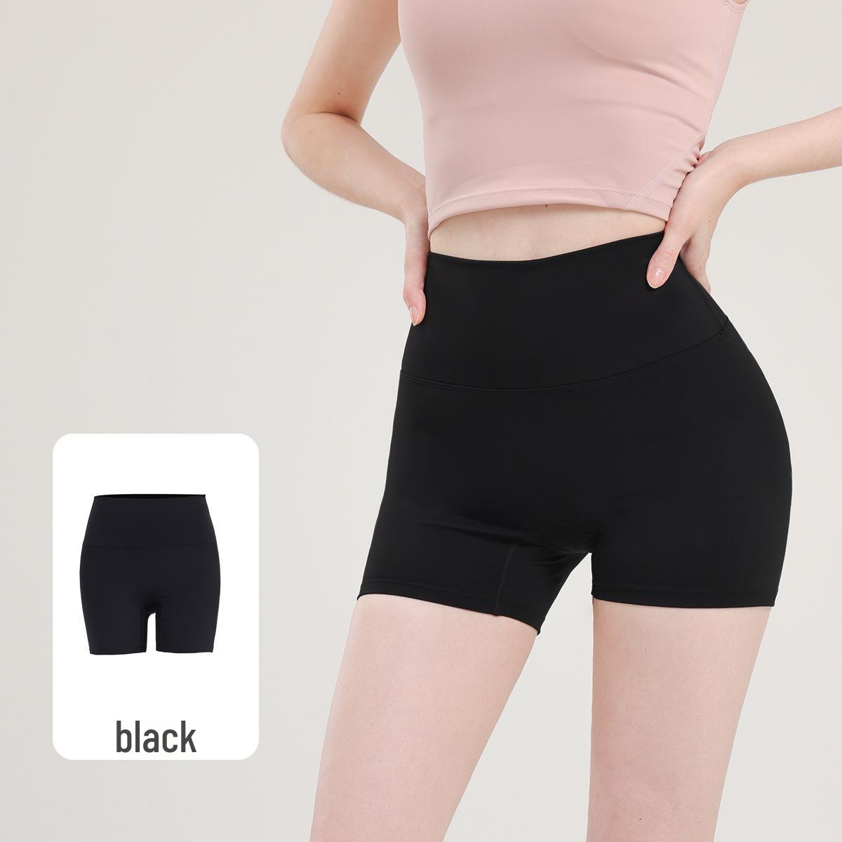 

Women s High-Waisted Yoga & Running Shorts - Al*gn Sports Tight Fit for Fitness & Outdoor Activities XXL (Size 10) чорний