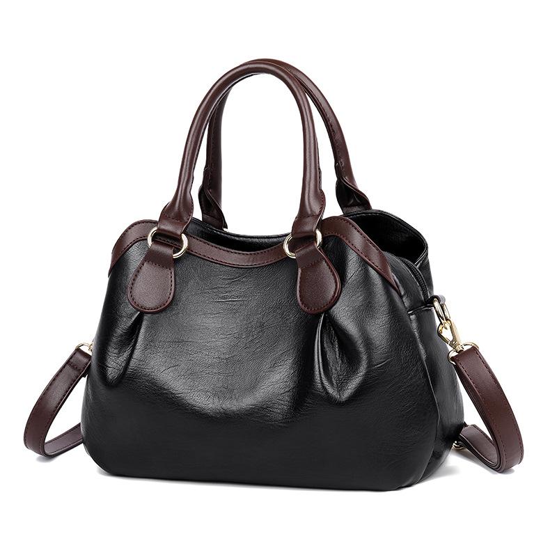 Popular Women'S Handbags Fashionable Atmosphere Commuter Pleated Bags Sheepskin Quality Women'S Bags