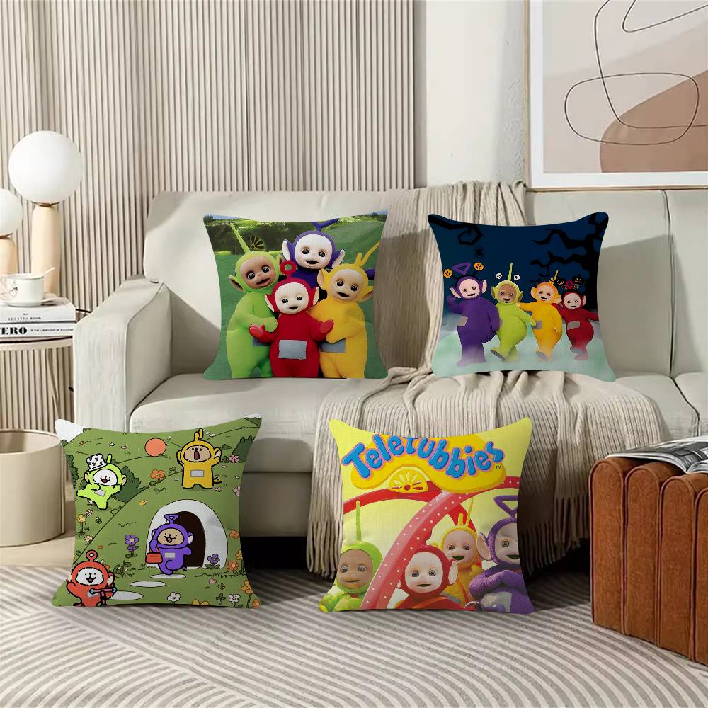 Cartoon TTeletubbies Cushion Cover Decorative Pillow Sofa Home Decor Case Pillow Cases
