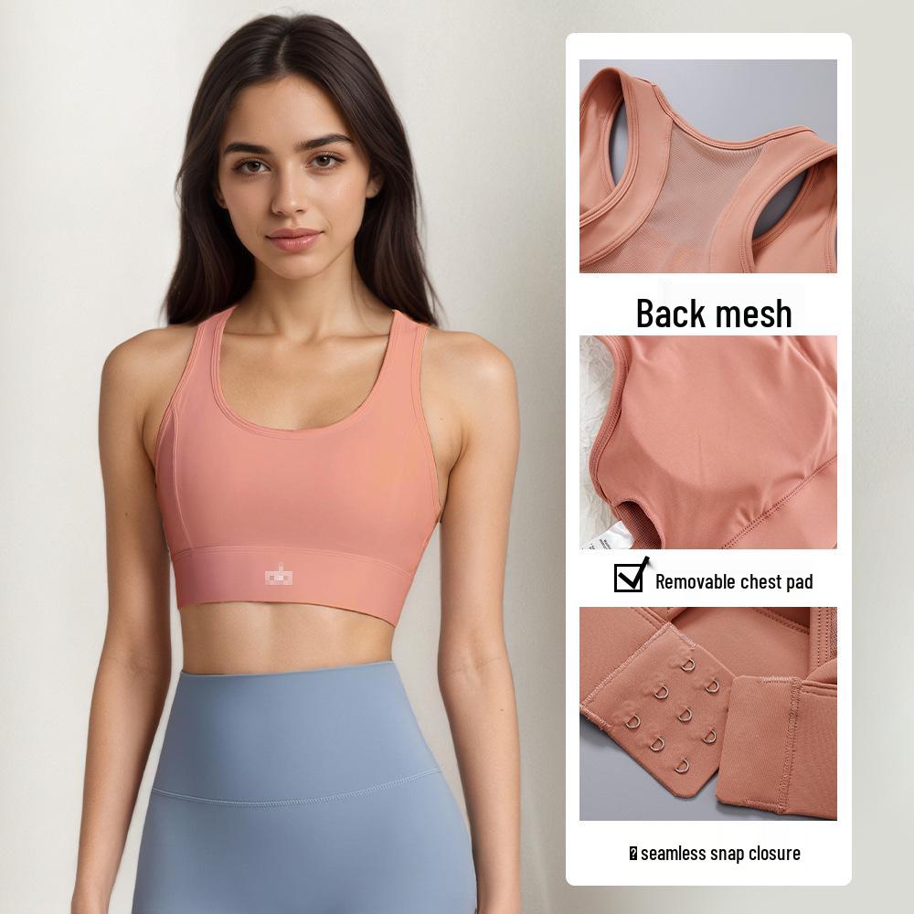 Alo Damen Netz-Sport-BH: Herausnehmbare Polster, Stoßfest, Push-Up, Ideal zum Laufen, Fitness und Yoga.