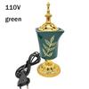 YXY Plug-in Electric Incense Burner 110V/220V One Leaf Saudi Arabia Exquisite Incense Holder Middle East Sandalwood Censer