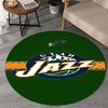 Jazz Basketball Team Round Rug for Livingroom,Bedroom, Palyroom, Chair Rug, Area Rug, Circle Carpet, Large Size Fan Christmas Gift