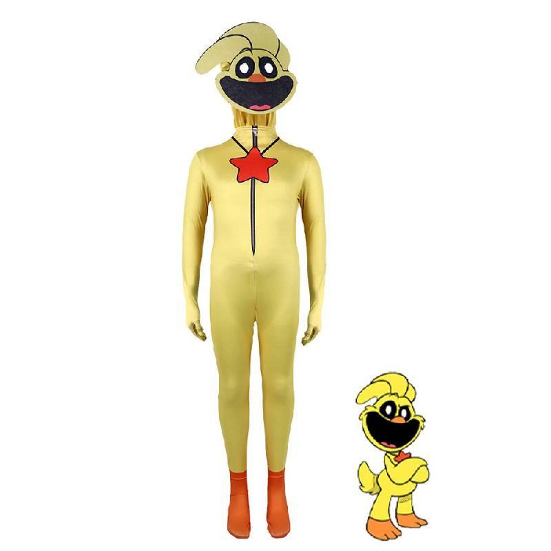 Playtime Smiling Poppy Critters Cosplay Costume Kids Adult Halloween Jumpsuit