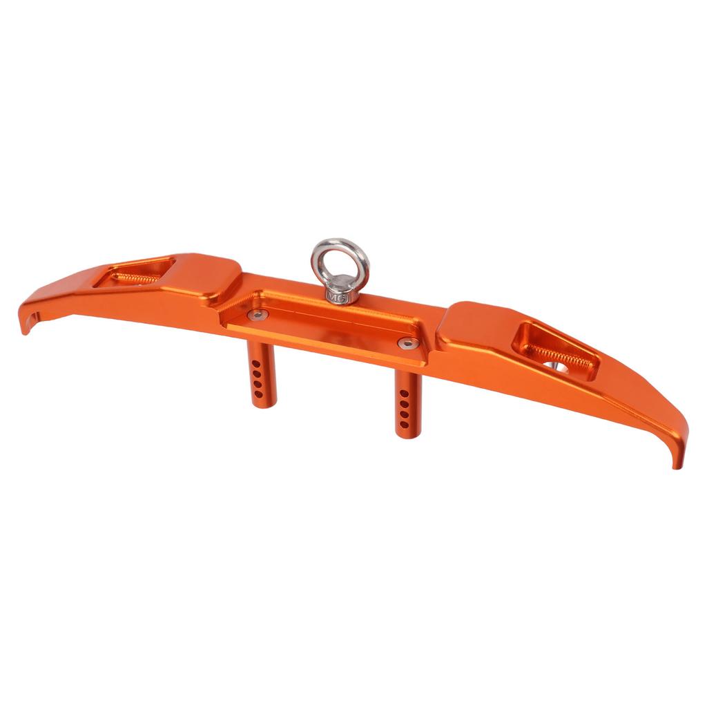 RC Car Metal Rear Bumper with Tow Hook for AXIAL SCX6 4WD 1 6 Remote Control VehiclesOrange