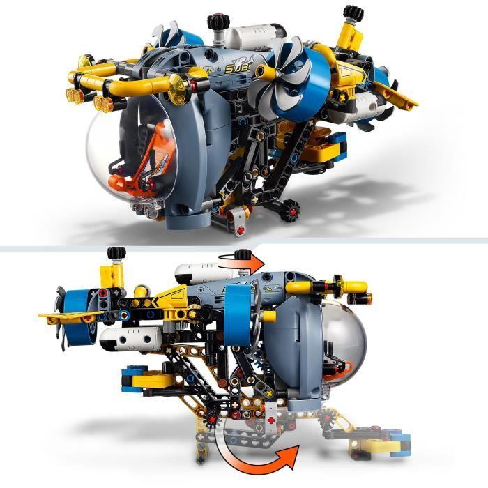 LEGO Technic 42201 Le sous marin de recherche en haute mer - Jeu de construction dès 9 ans