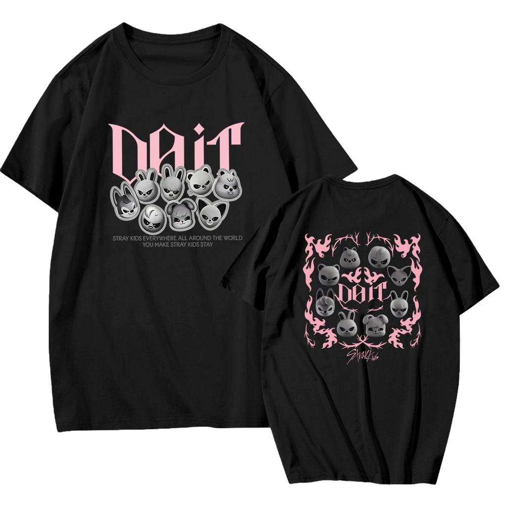 Lässiges bedrucktes T-Shirt für Damen, Rundhalsausschnitt, Pullover, kurzärmelig