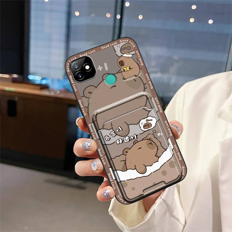 protective TPU Phone Case For Itel P36 Play/Vision1 Cover Dirt-resistant Waterproof Card sleeve Cartoon Graffiti Durable