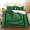 Snake Print 3D Printed Bedding Set, Reptile Down Duvet Cover, Pillowcase 2/3 Pieces, Mollusk Quilt Cover AU/DE/EU/ES Full Size Bed Cover