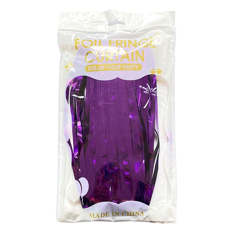 2x1m Gold Tinsel Fringe Curtain for Parties, Weddings & Photos