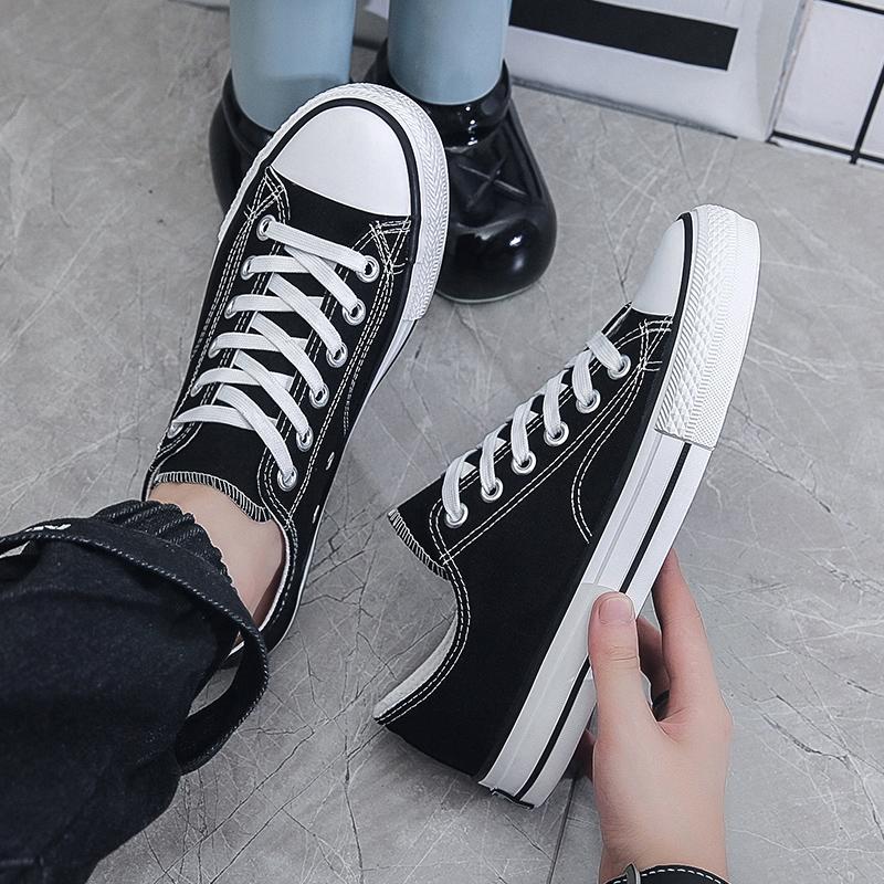 Plócienne Trampki dla Pary, Oddychające i Wszechstronne Męskie Sneakersy, Miękka Podeszwa i Antypoślizgowe Codzienne Buty Sportowe