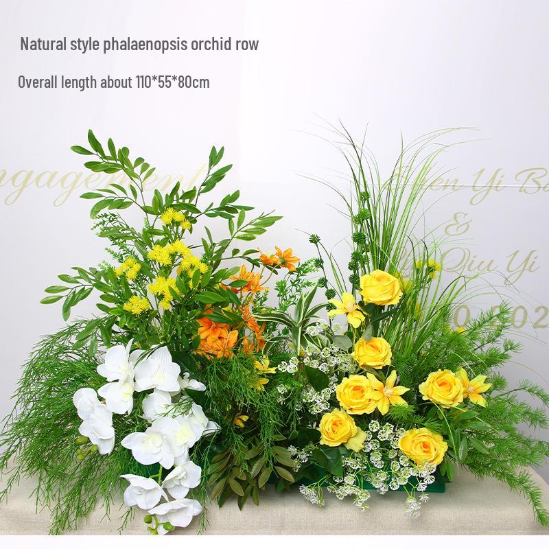 Mori Style Artificial Wedding Floral Aisle Decoration