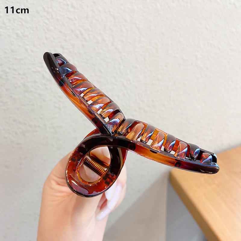 2pcs 10cm Women Thick Ponytail Hair Claws Large Geometric Square Claw Minimalist Lady Hair Claw Girls Hair Accessories