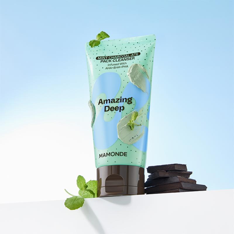 Mamonde Erstaunlicher Deep Mint Charcoal-ate Pack Cleanser 135g