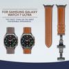 Premium Leather Strap For Samsung Galaxy Watch 8 Classic 46mm 8 44mm 40mm High-end Bracelet Wristband for Galaxy Watch 8-7 Ultra