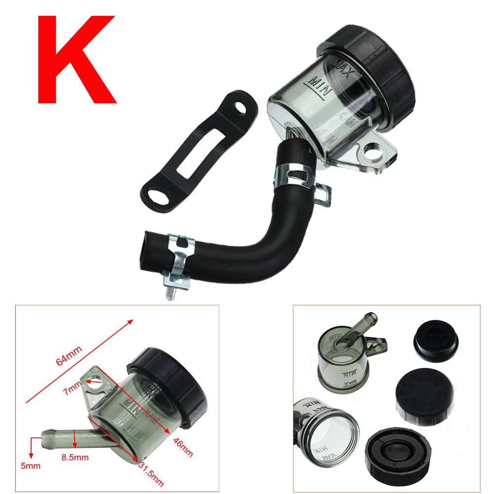 Universal Motorcycle Lever Brake Oil Tank Foot Brake Master Cylinder Oil Cup Fluid Bottle Reservoir Dirt Bike Scooter Pitbike