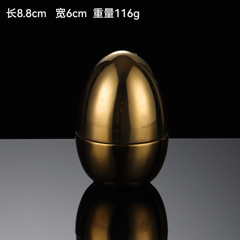 304 Stainless Steel Egg-shaped Toothpick Holder, Gold Egg, Silver Egg, Small Toothpick Jar, Home Creative Hotel Ornament