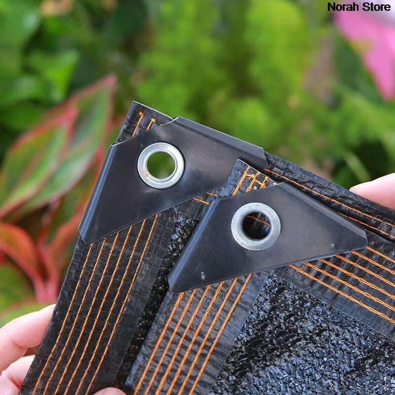 Outdoor Awning HDPE UV Protection Shade Mesh 65-75% Shade Rate Car Pergola Garage Solar Shade Mesh Black5x4m 5x5m 5x6m