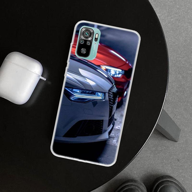 Super Car For A-Audis R-S Sport Phone Case Cover for Xiaomi Redmi Note 15 14 13 12 11 Pro Plus 14S 12S 11S 11T 11E 10S 10 Custom