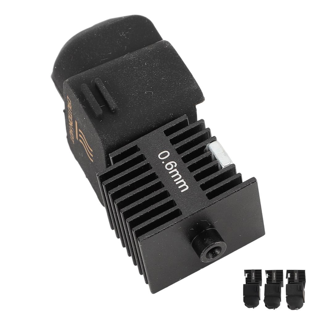 3D Printer Hot End Kit with Silicone Cover Chrome Plated Brass Heating Block 3D Printer Extruder Hot