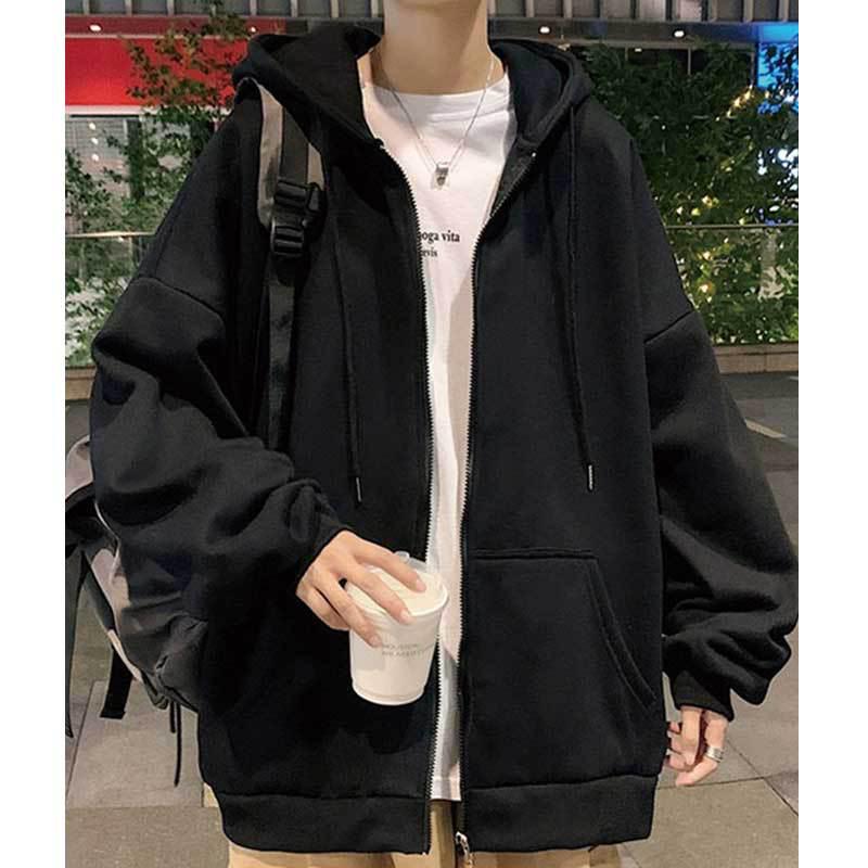 American Fashion Men's Velvet Hooded Cardigan: Spring/Autumn 2023 Sports Jacket for Boys