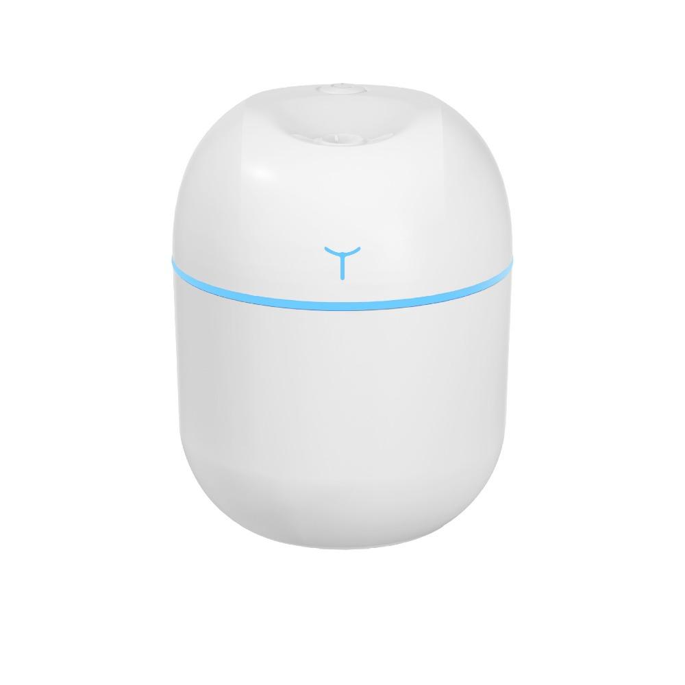 Creative Mini Humidifier, Colorful Light USB High Fog Volume Double Spray Nano Hydrator Household Gift
