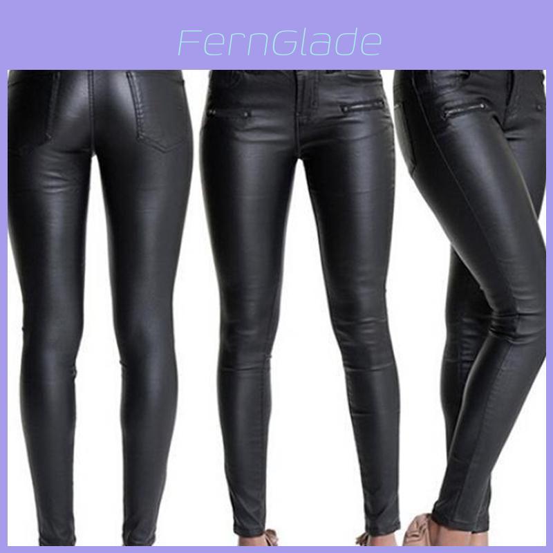 Womens Sexy Fashion Faux Leather Tight Pants With Premium Quality And Timeless Appeal