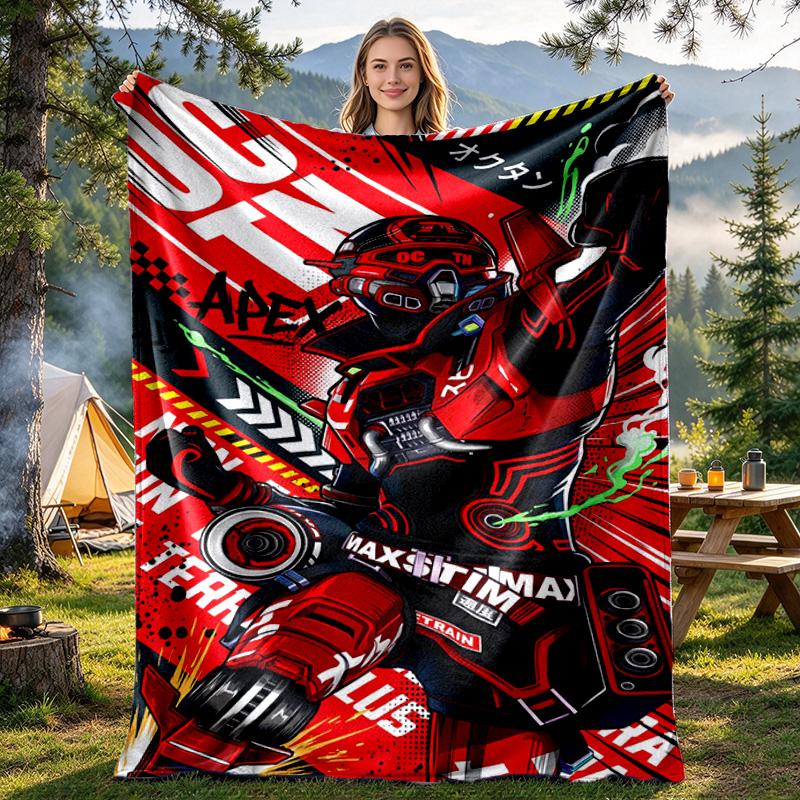 Apex Legends Print Blanket - Soft & Comfortable, for Bedroom, Travel, Sofa, Home Decoration - Birthday Christmas Gift for Friend