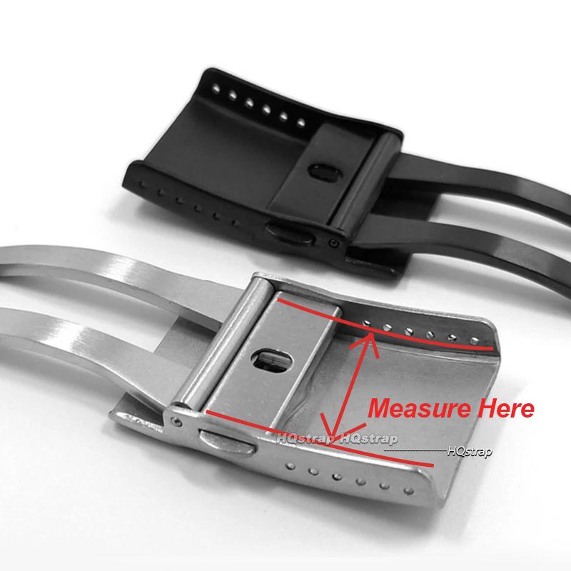 18mm 20mm 22mm Watch Clasp Solid Stainless Steel Folding Buckle Men Women Watch Buckle for Silicone Strap Metal Strap Accessory