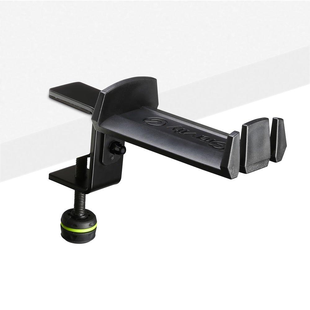 Gravity Monitor Headphone GHPHTC01B Desk-Mounted Hanger, Black,