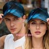 1 Casquette de Baseball Unisexe Imprimé Grille Cyber avec et Motif Numérique Bleu sur Tout le Corps - Snapback Réglable, Légère pour Sports d'Extérieur
