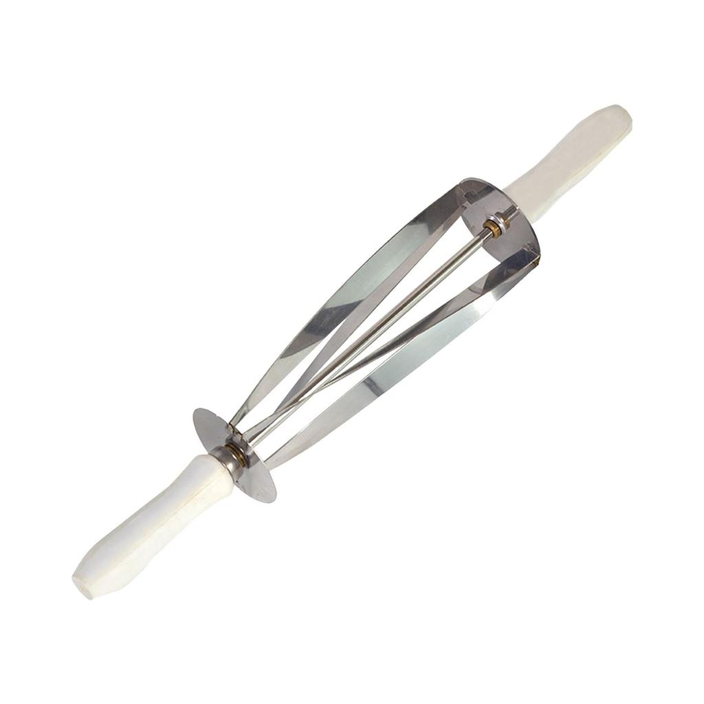 Cortador de Croissants Masa Rueda de Pastelería Práctico Fácil de Usar Cuchillo Rodillo Casero en Minutos Rodillo Cortador de Pan con Forma Uniforme