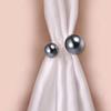 New DIY 6Pcs Clothing Accessories Pearl Brooch Adjustable Detachable Tighten Waist Button Multifunctional Double Head Pin