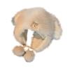 Winter plush cold-proof and warm pullover hat, new casual versatile long-eared cute hairball, sweet and comfortable ear protection hat