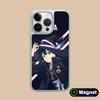 Wandering Witch Saya Phone Case for iPhone 17 16 15 14 13 12 11 Air Pro Max Plus Electroplated Silver Magsafe Cover