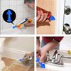 3PCS Caulking Nozzle Applicator,Silicone Caulking Tools Kit(6.5R, 10R, 13R) Reusable Finisher Adapter,Sealant Nozzle,Caulk Saver