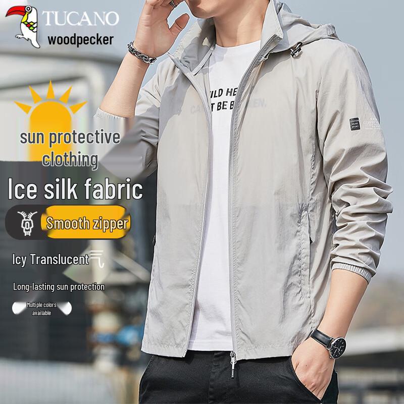 TUCANO Men s Ice Silk Outdoor Sun Protection Jacket M