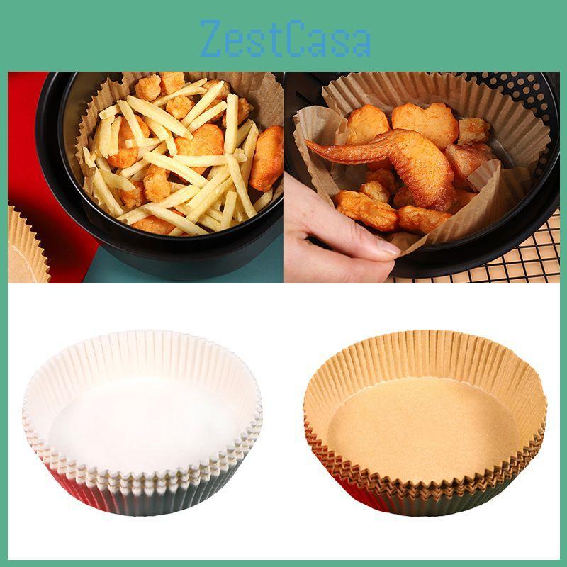 Oil-proof And Waterproof Air Fryer Paper Liner 30/50 Pcs