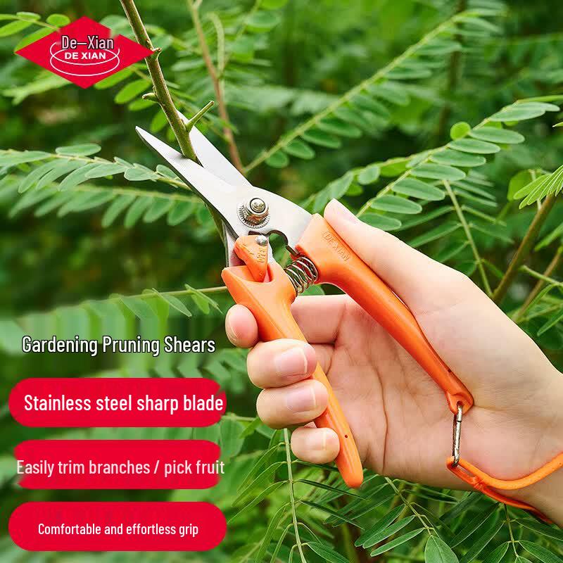 DE XIAN Stainless Steel Pruning Shears