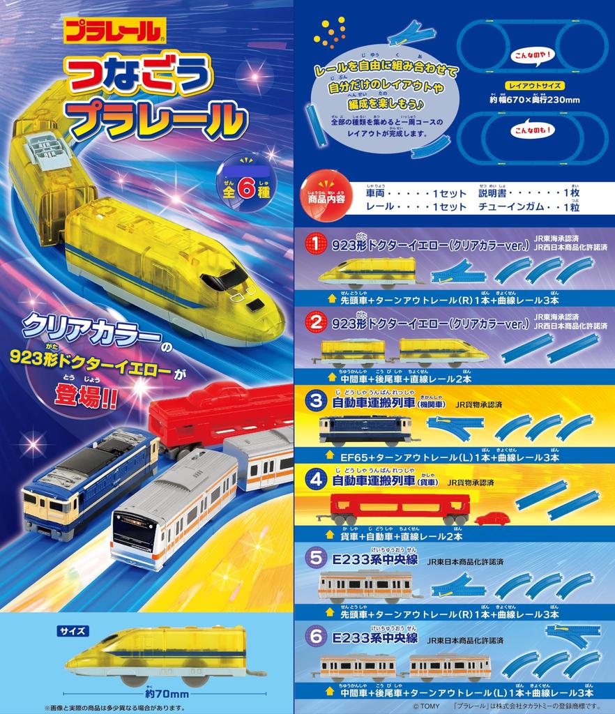 Confect Tsunago Plarail 13 Spielzeug von F-toys Gummi/Süßigkeit [Verpackt/Set 10]