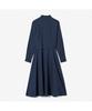Lacoste Women'S Flannel Woven Long Dress Ef896E-54N Hde