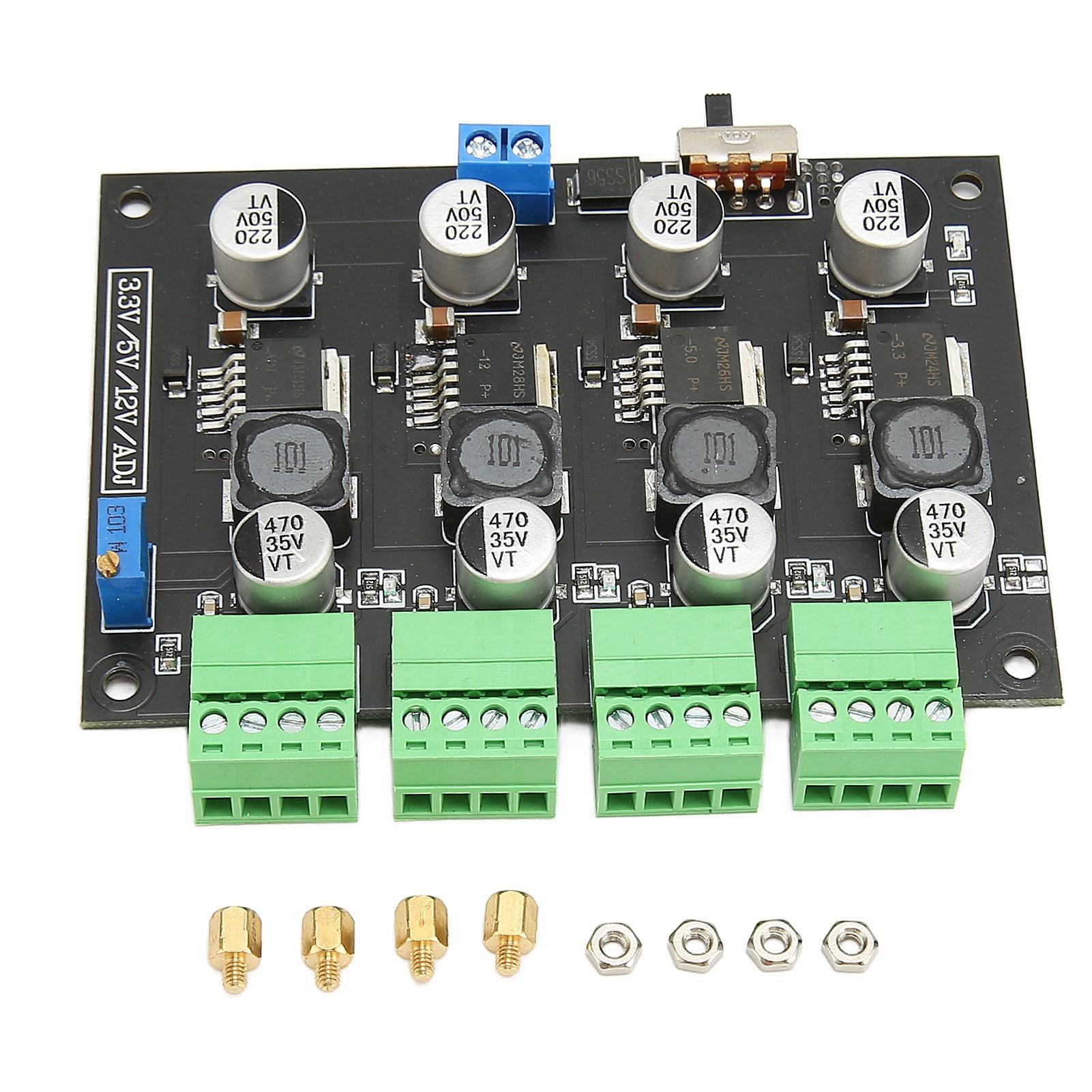 

Multi Channel Switching Power Supply Module 3.3V 5V 12V ADJ Adjustable Voltage Output Power Supply