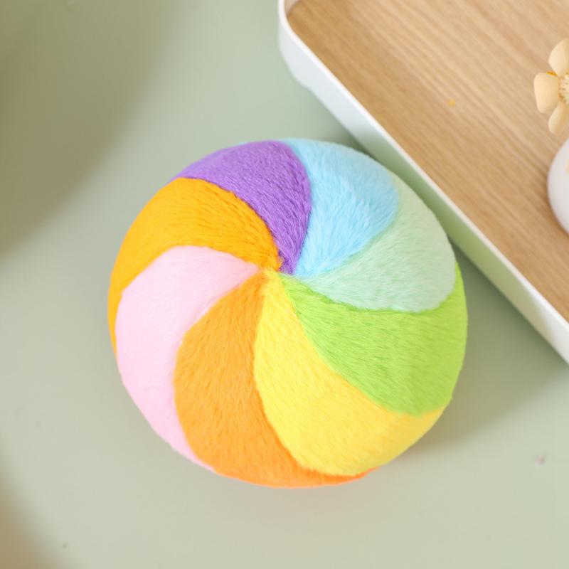 43/58CM Funny Rainbow Lollipop Plush Toys Colorful Candy Plush Pillow Ball Toy Stuffed Soft Birthday Gifts