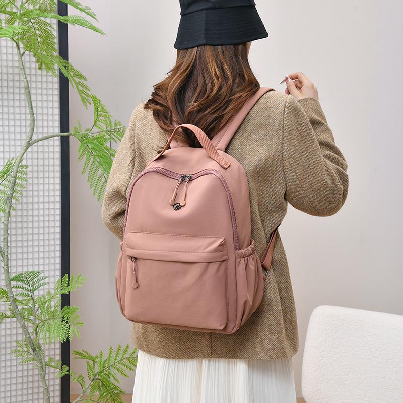 Schoolbag Wholesale Commuter Travel Backpack New Women's Travel Backpack Large Capacity Lightweight Fashion School Bag Niche School Bag