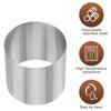 12 Pack Stainless Steel Dessert Molds Round Cake Rings Cake Moulds Baking Moulds Perfect for Elegant Cakes and Pastries