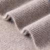 Hengyuanxiang Men's 100% Cashmere Thickened Round Neck Pullover Sweater
