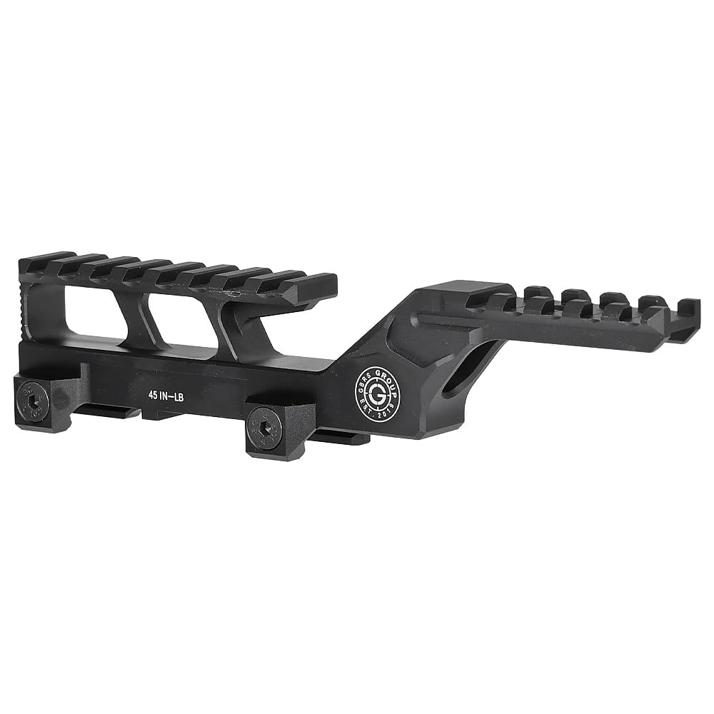 Ryohin Buhin Evolution Gear GBRS Group HYDRA V2 2.91-inch Super High Mount Riser Replica, Hard Anodized Black, 20mm Rail Type, 068 Aluminum Alloy