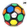 Size 2 Kids Soccer Ball Inflatable Soccer Training Ball Gift for Children Students