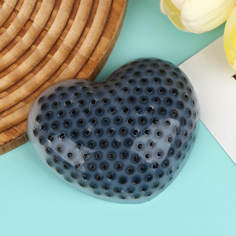 Creative Love Pimple Popping Squeeze Toy Funny Soft Stress Relief Pinch Pimples Relieve Anxiety Toy For Adult Kid